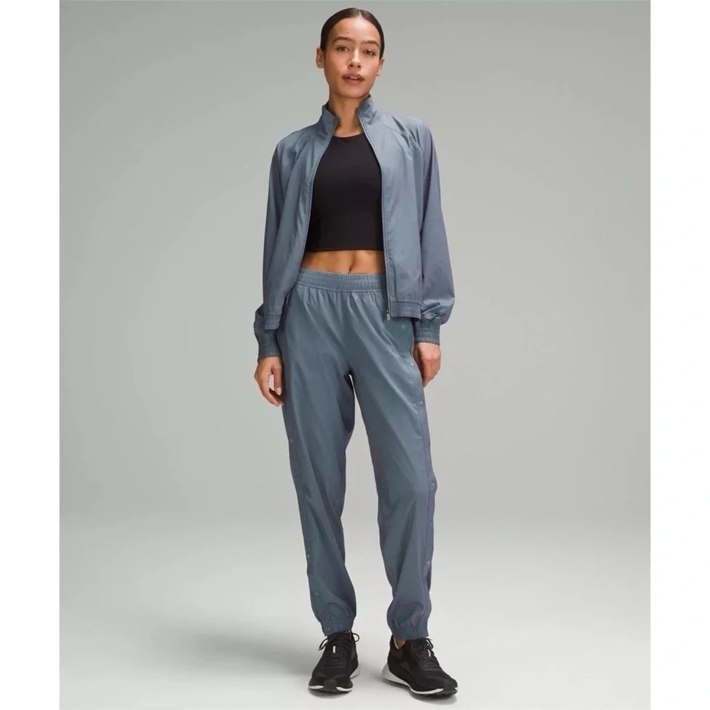 Lululemon Iridescent Tearaway Mid Rise Track Pant Tidewater Teal Purple 12 NWT